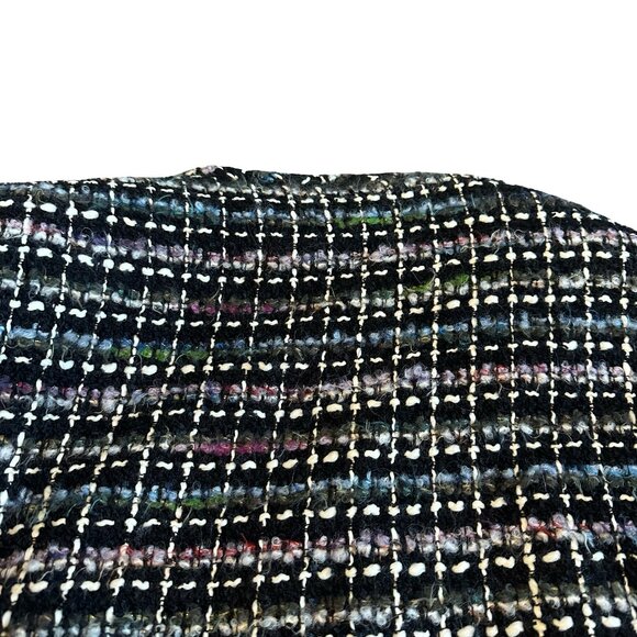 Iro Juane Jacket Open-Front Blazer Black Multi-Color Tweed Size 40 Large NWT NEW - Picture 9 of 14